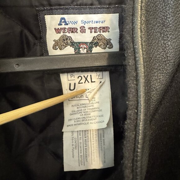 Avon Sportswear Wear & Tear Vintage Wool `North York Soccer 2XL Varsity Jacket - Picture 4 of 9